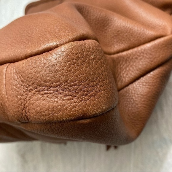 Fossil brown leather two way messenger bag - Picture 7 of 16